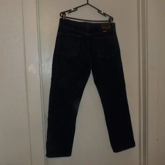 Men's Wrangler Regular Fit Straight Leg Jeans Sz 36/30 - Picture 1 of 8